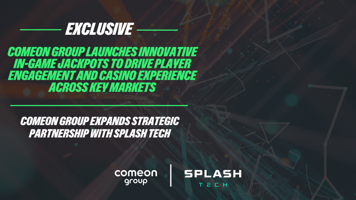 ComeOn Group launches innovative In-Game Jackpots in partnership with Splash Tech to drive player engagement and casino experience across key markets