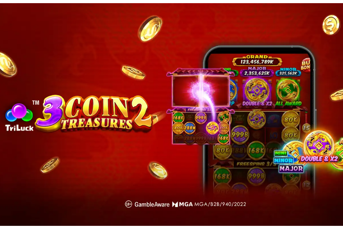 TaDa Spins a Treasure Trail in TriLuck™ Sequel, 3 Coin Treasures 2
