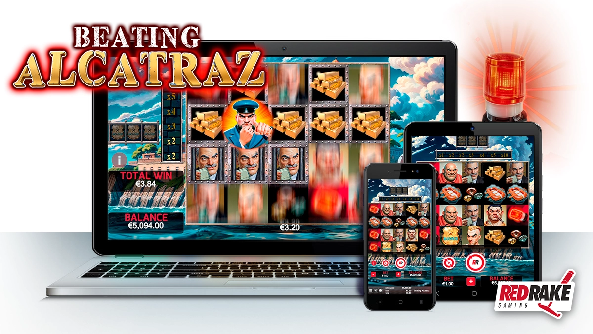 Red Rake Gaming launches Beating Alcatraz, the ultimate prison break slot