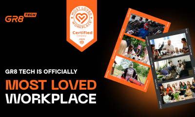 GR8 Tech Named “Most Loved Workspace” - and It’s All Because of the People