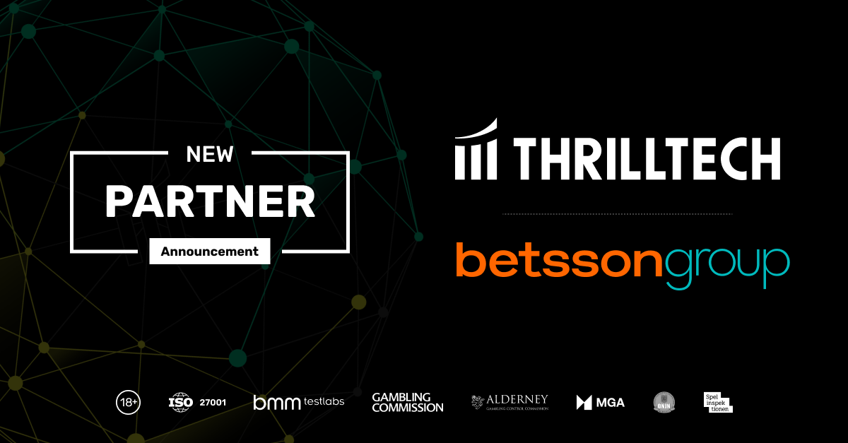 ThrillTech signs global partnership with Betsson Group to power enhanced jackpot innovation