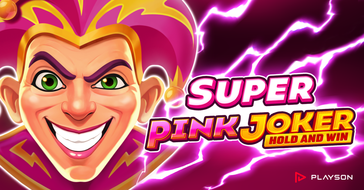 Playson’s iconic jester marks his vibrant return in Super Pink Joker: Hold and Win