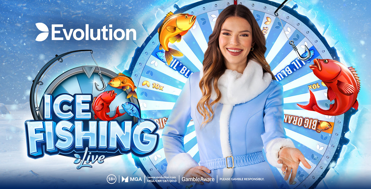 Evolution launches Ice Fishing, the fast-paced game show with up to 5,000x win potential