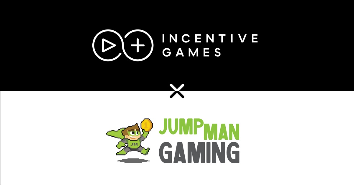 INCENTIVE GAMES PARTNERS WITH JUMPMAN GAMING TO LAUNCH REAL-MONEY GAMES IN THE UK