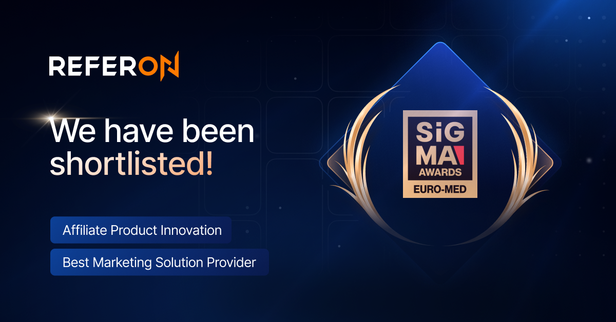 ReferOn Earns Dual Nominations for Innovation and Marketing Excellence at SiGMA Euro-Med Awards 2025