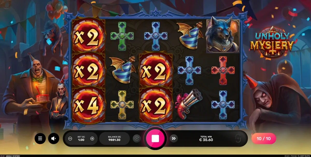 Just Slots Brings the Party with New Game Launch, ‘Unholy Mystery’