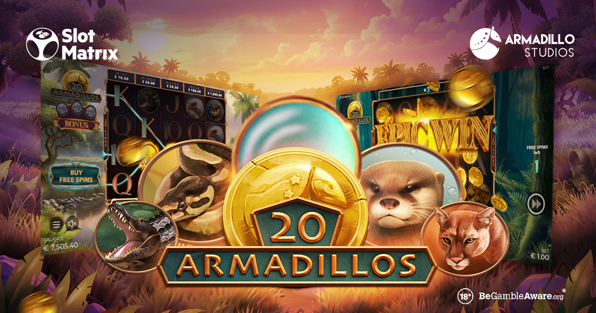 SlotMatrix unleashes the wild riches of 20 Armadillos