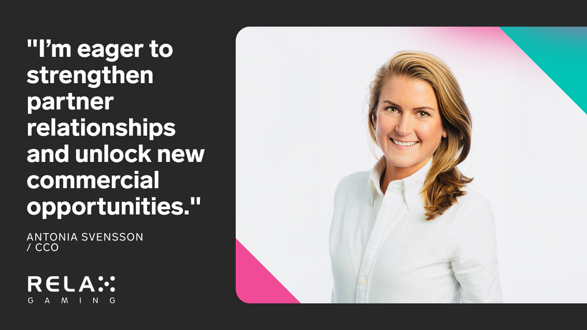 Relax Gaming appoints Antonia Svensson as Chief Commercial Officer