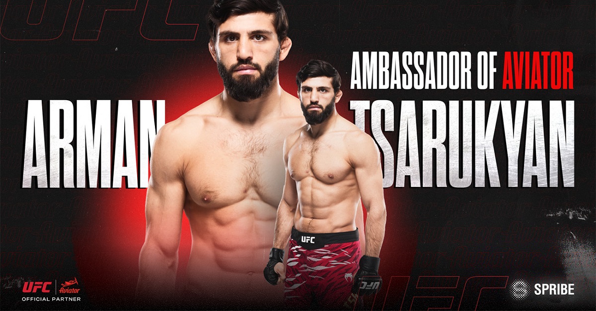 UFC lightweight, Arman Tsarukyan, becomes Aviator ambassador