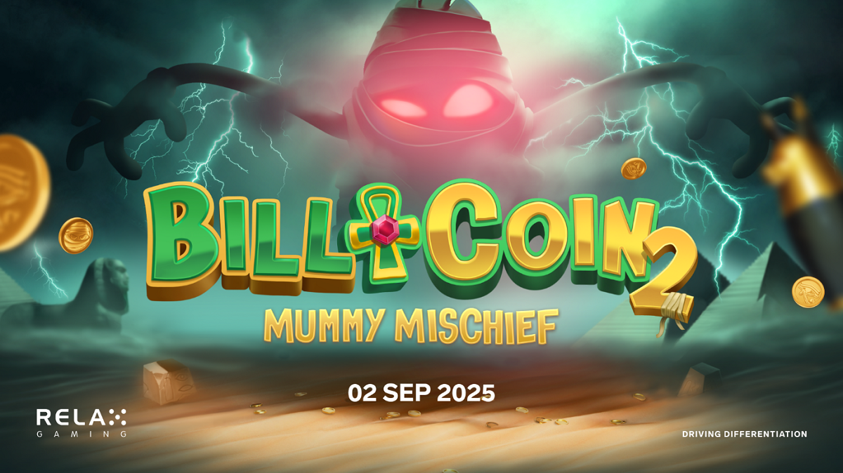 Unearth ancient treasures in Relax Gaming hit Bill & Coin 2: Mummy Mischief