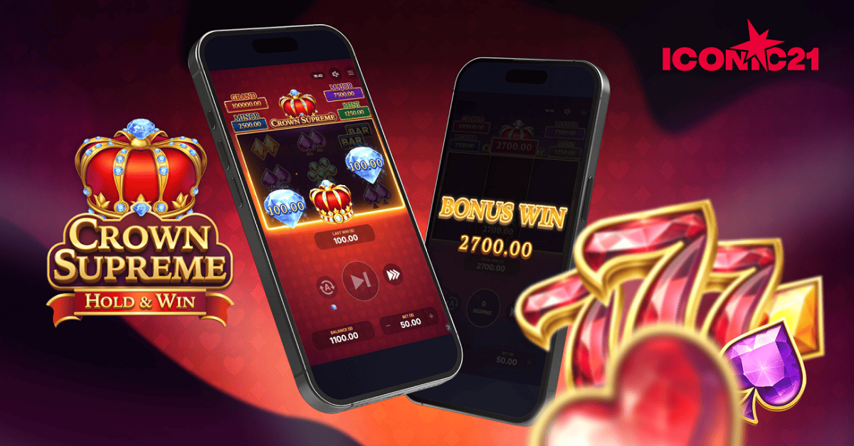 Get ready for a Royal extravaganza in Crown Supreme Hold & Win