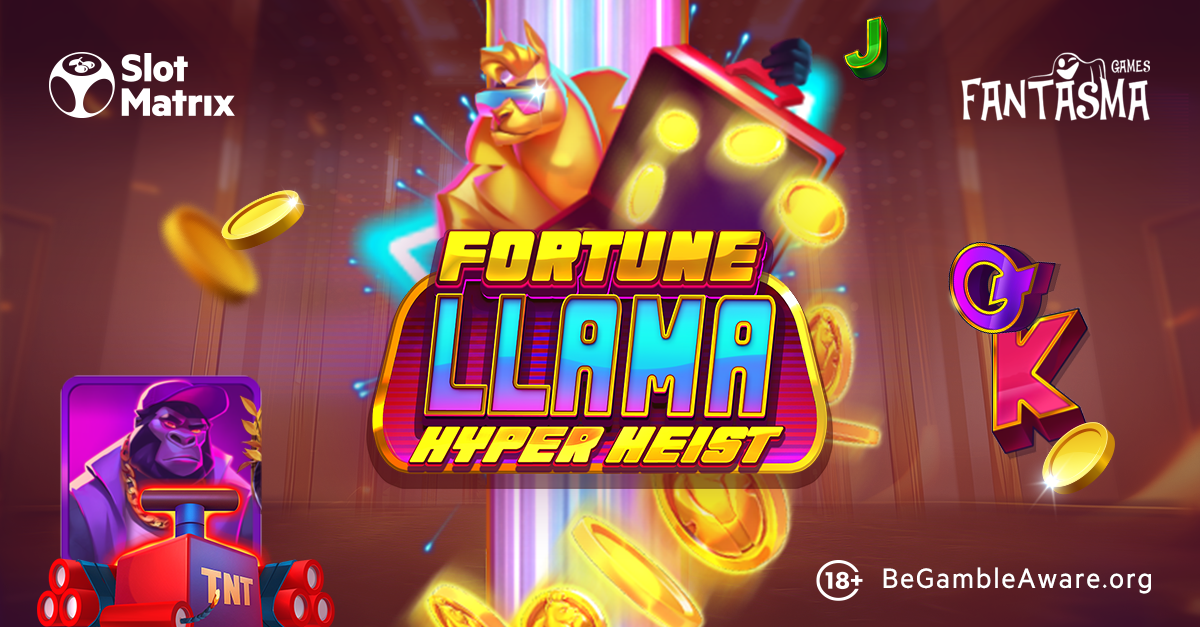 SlotMatrix unleashes wild ride of riches in Fortune Llama Hyper Heist