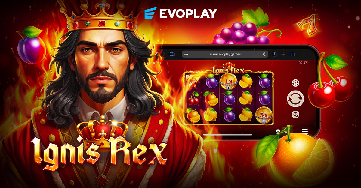 Evoplay crowns the reels in regal new release Ignis Rex