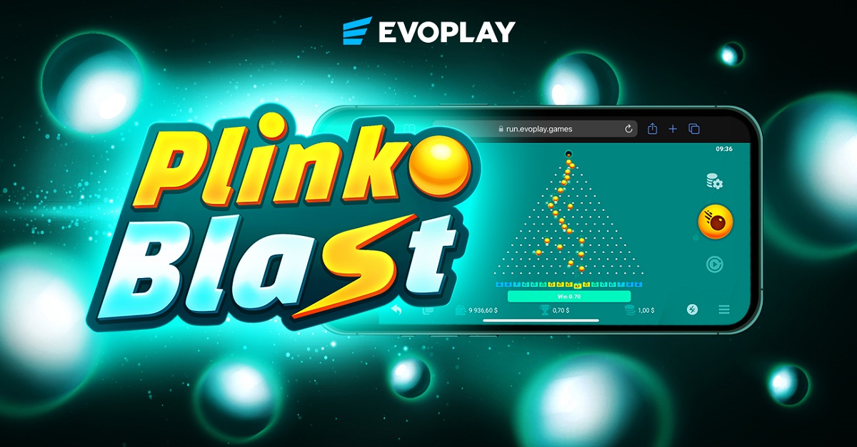 Evoplay drops new instant win hit Plinko Blast